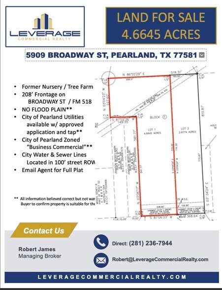 6217 Broadway St, Pearland, TX à vendre - Photo de l’immeuble – Image 2 sur 6