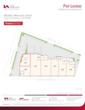 19224 E Walnut Dr N, City Of Industry, CA à louer Plan de site– Image 1 sur 2