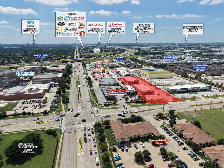 145-165 Shiloh Road, Plano, TX à vendre - Photo de l’immeuble – Image 3 sur 5