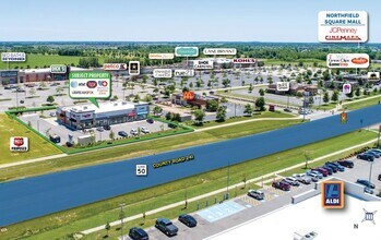 2070 N State Route 50, Bourbonnais, IL - Vue aérienne vue de carte