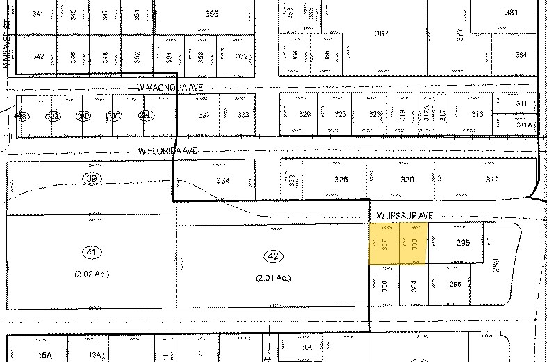 150 W Jessup Ave, Longwood, FL à vendre - Plan cadastral – Image 3 sur 3