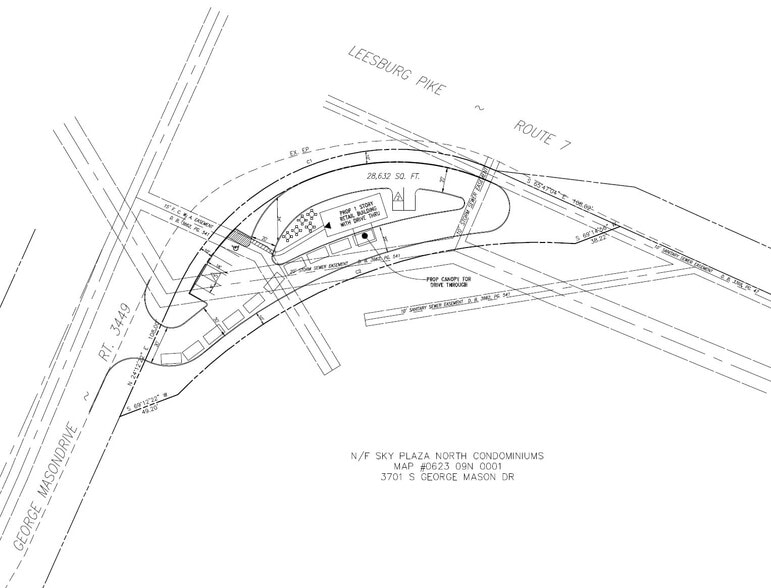 3701 S George Mason Dr, Falls Church, VA à vendre - Plan de site – Image 2 sur 7