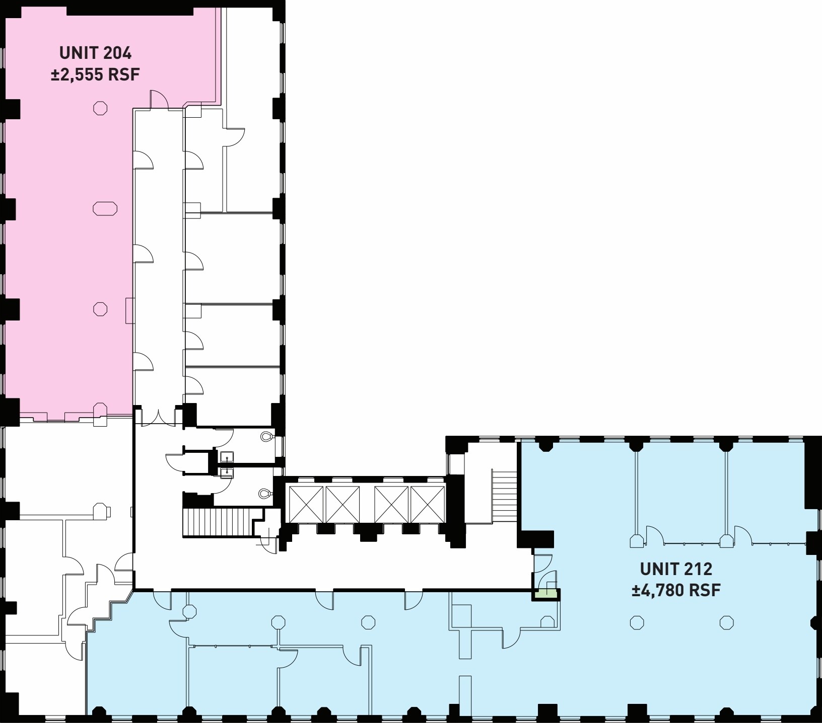 1680 N Vine St, Hollywood, CA à louer Plan d’étage– Image 1 sur 2