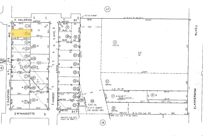 7352 Radford Ave, North Hollywood, CA à vendre - Plan cadastral – Image 2 sur 14