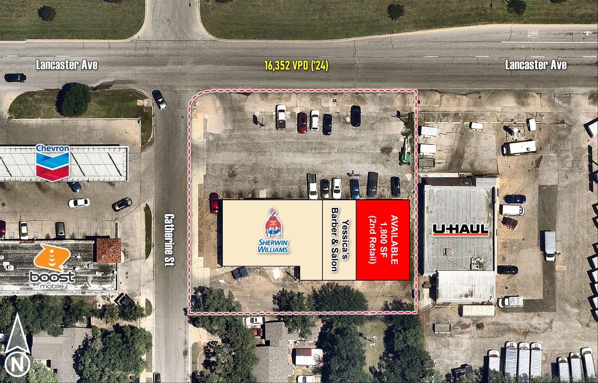 5020-5026 E Lancaster Ave, Fort Worth, TX à louer Plan de site– Image 1 sur 1