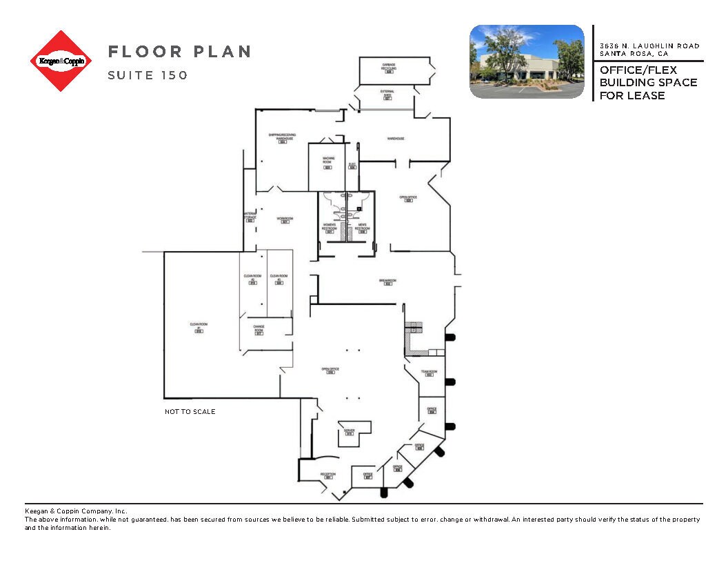 3636 N Laughlin Rd, Santa Rosa, CA à louer Plan d’étage– Image 1 sur 1