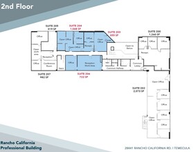 28441 Rancho California Rd, Temecula, CA à louer Plan d’étage– Image 1 sur 1