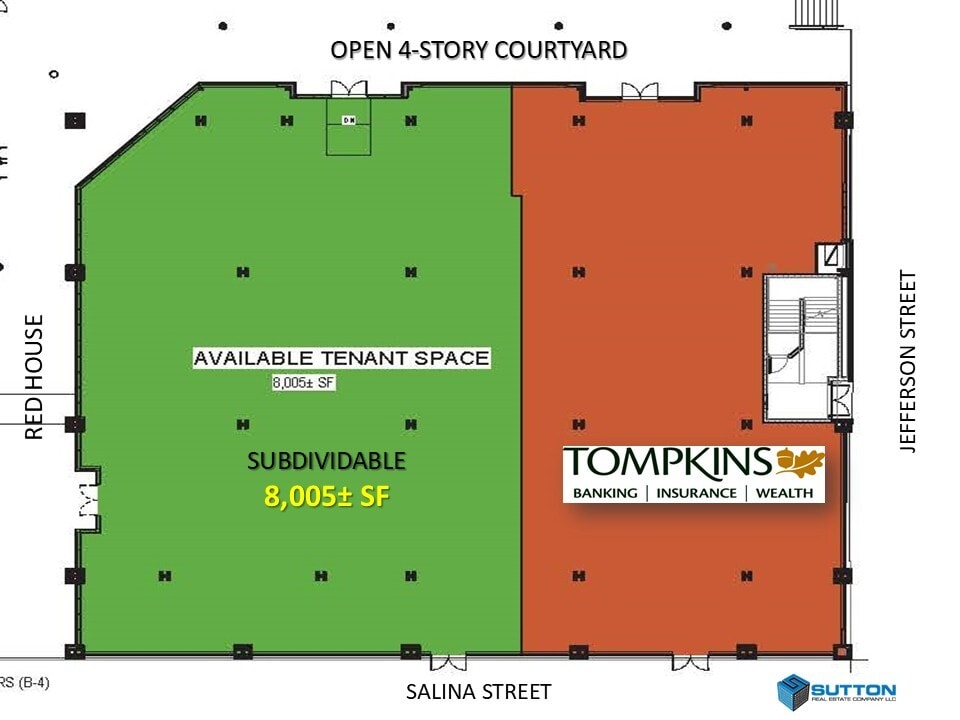 400 S Salina St, Syracuse, NY à louer Plan d’étage– Image 1 sur 6