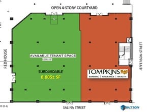 400 S Salina St, Syracuse, NY à louer Plan d’étage– Image 1 sur 6
