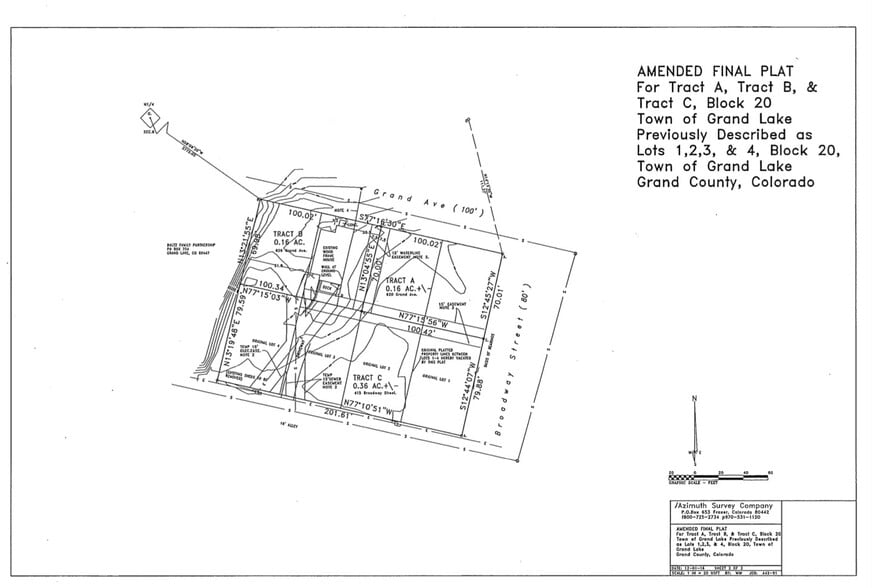 620 Grand Ave, Grand Lake, CO à vendre - Plan de site – Image 3 sur 5