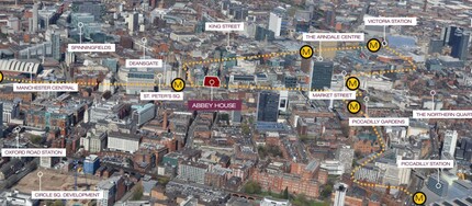 32 Booth St, Manchester, GTM - VUE AÉRIENNE  vue de carte