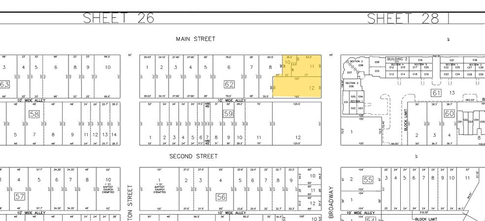 205 Main St, South Amboy, NJ à louer - Plan cadastral – Image 2 sur 2