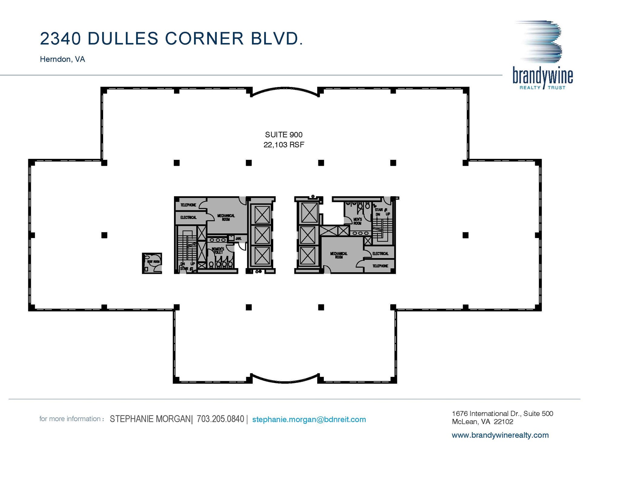 2340 Dulles Corner Blvd, Herndon, VA à louer Plan d’étage– Image 1 sur 1