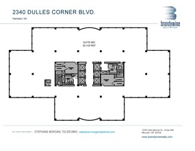 2340 Dulles Corner Blvd, Herndon, VA à louer Plan d’étage– Image 1 sur 1