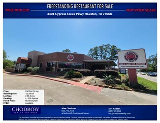 Plus de détails pour 3301 Cypress Creek Pky, Houston, TX - Local commercial à vendre