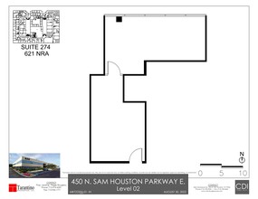 450 N Sam Houston Pky E, Houston, TX à louer Plan de site– Image 1 sur 1