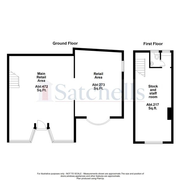 9 Market Hill, Royston à louer - Plan d’étage – Image 2 sur 2