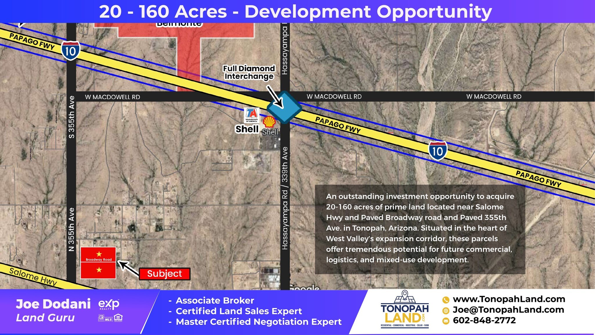 0 W Broadway RD Lot 1,, Tonopah, AZ à vendre Photo de l’immeuble– Image 1 sur 6
