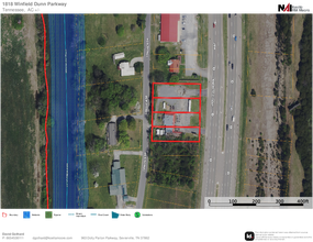 1818 Winfield Dunn Pky, Sevierville, TN - Vue aérienne vue de carte