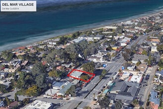 1226-1230 Camino del Mar, Del Mar, CA - Vue aérienne  vue de carte