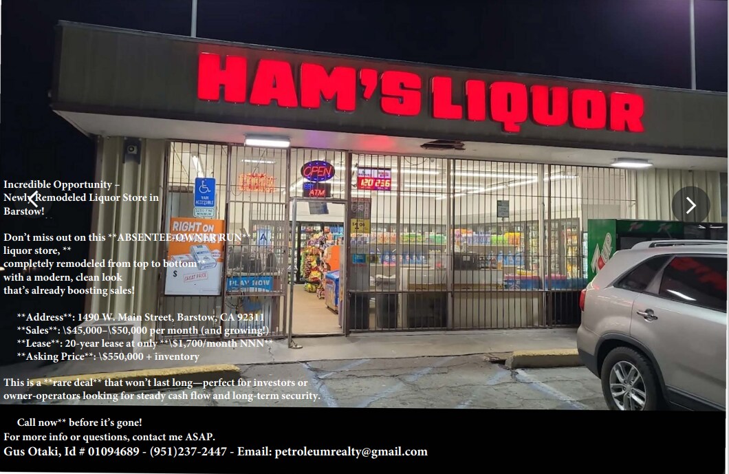 1490 Main st, Barstow, CA à vendre Photo principale– Image 1 sur 2