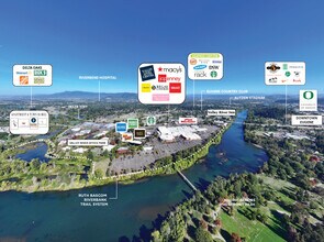 293 Valley River Ctr, Eugene, OR - VUE AÉRIENNE  vue de carte