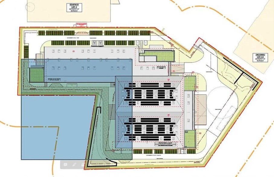 Industriel/Logistique dans Puiseux-en-France à louer - Plan d’étage – Image 3 sur 3