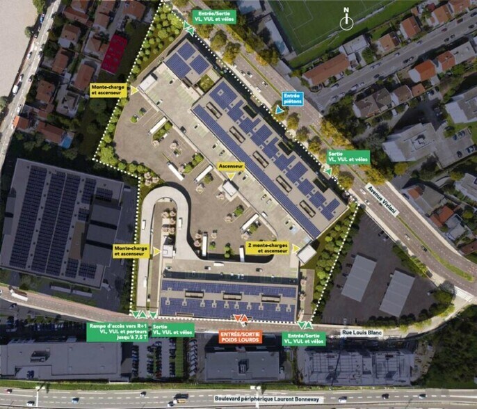 3 Rue Louis Blanc, Vénissieux à louer - Plan de site – Image 3 sur 3