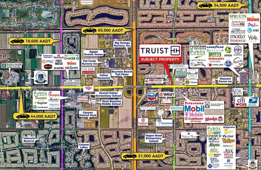 9909 Hagen Ranch Rd, Boynton Beach, FL à vendre - Aérien – Image 3 sur 4