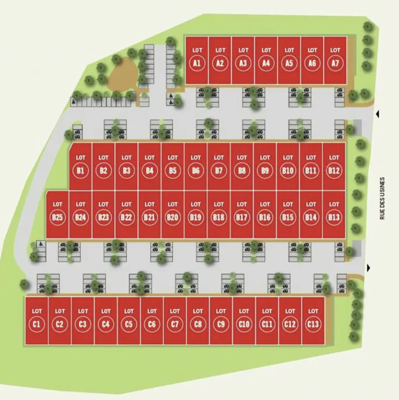 25 Rue Des Usines, Fenouillet à louer Plan de site– Image 1 sur 1