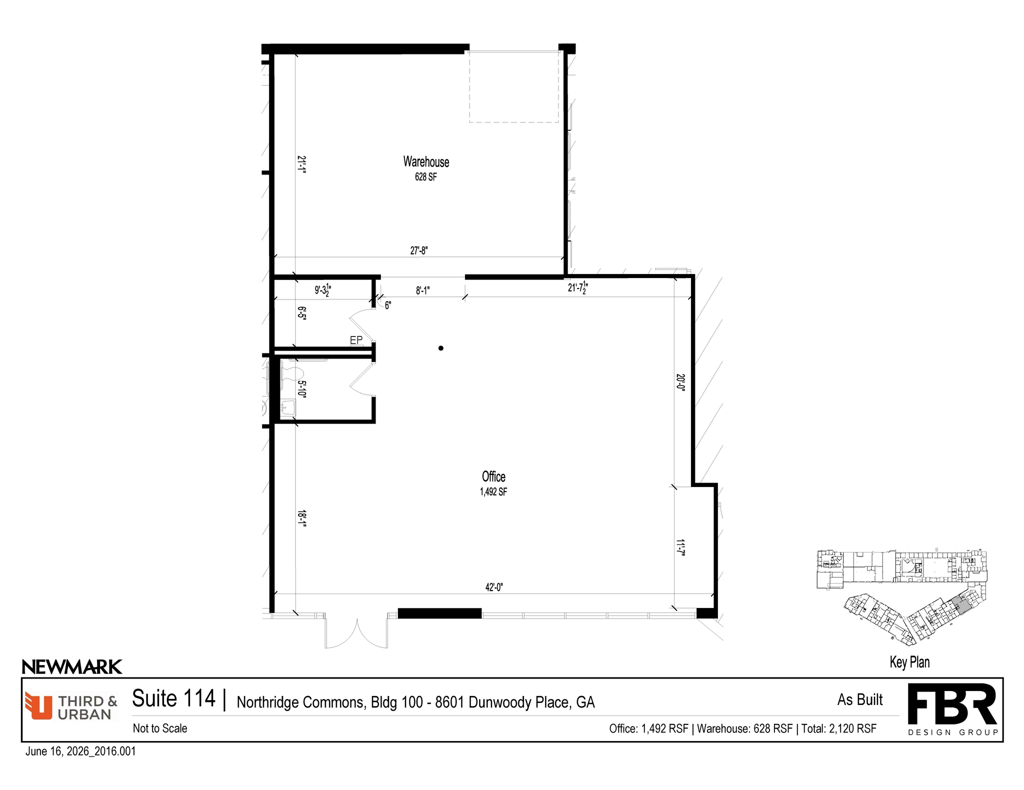 8601 Dunwoody Pl, Sandy Springs, GA à louer Plan d’étage– Image 1 sur 2