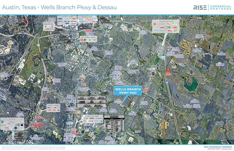 SWC Wells Branch Pkwy, Pflugerville, TX à vendre - Aérien – Image 3 sur 3
