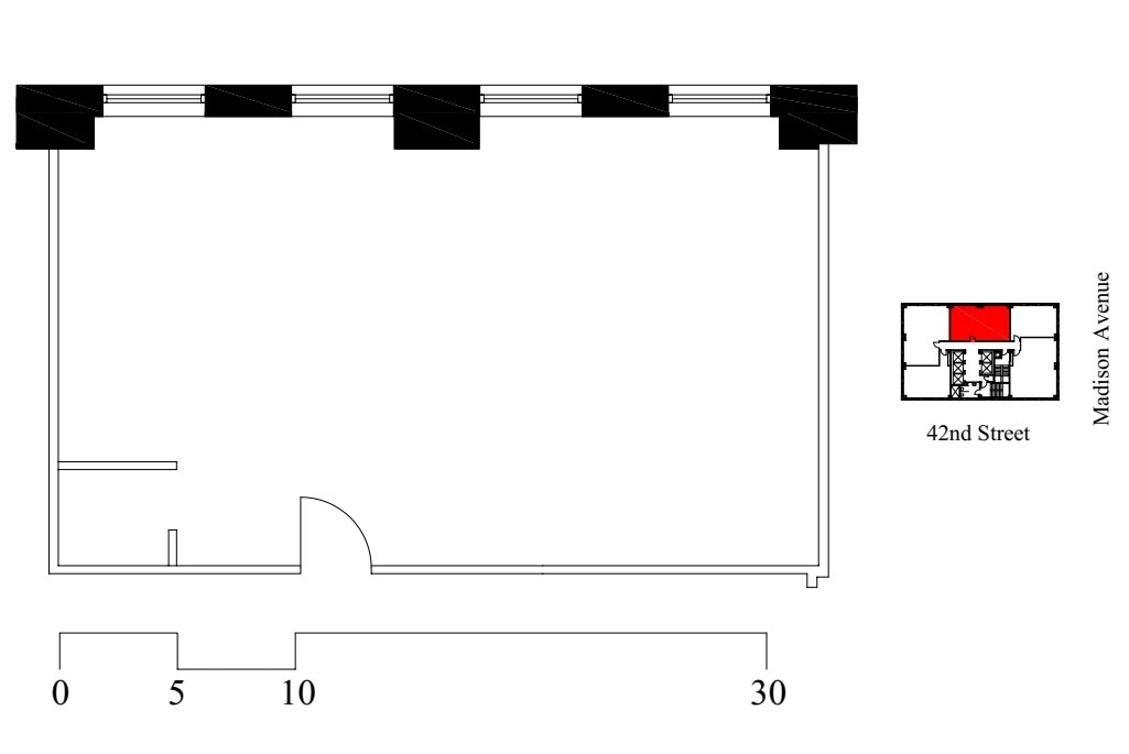 315 Madison Ave, New York, NY à louer Plan d’étage– Image 1 sur 1