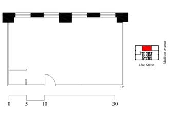 315 Madison Ave, New York, NY à louer Plan d’étage– Image 1 sur 1
