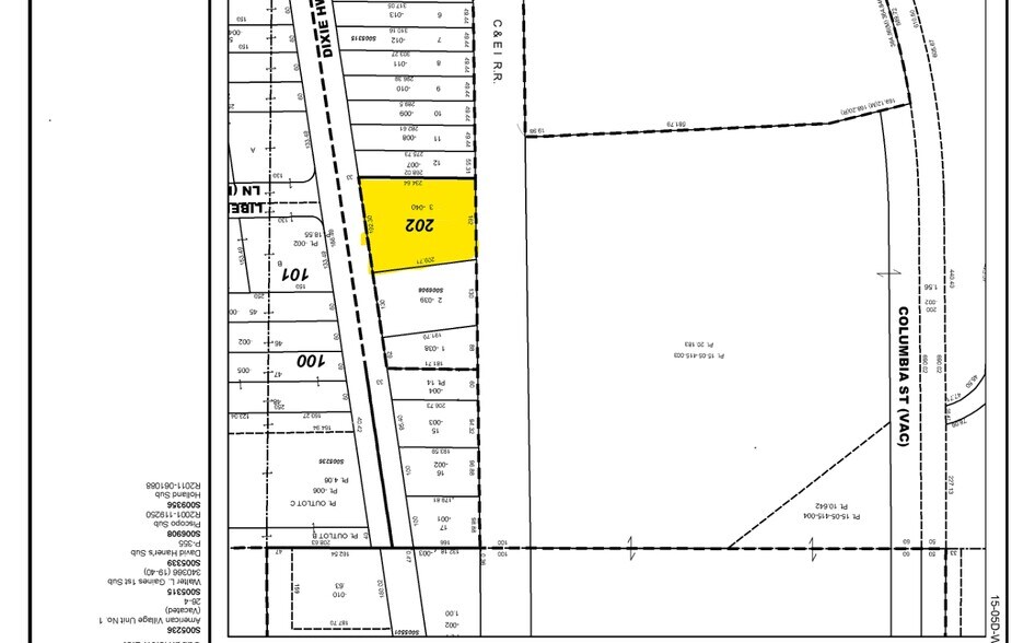1030 Main St, Crete, IL à vendre - Plan cadastral – Image 3 sur 3