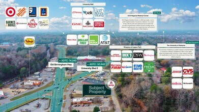 4422 Old Birmingham Hwy, Tuscaloosa, AL - Vue aérienne  vue de carte - Image1