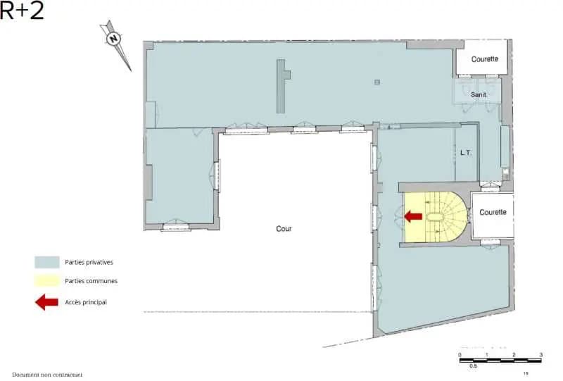 11 Rue Saint-Florentin, Paris à louer - Plan d’étage – Image 3 sur 3