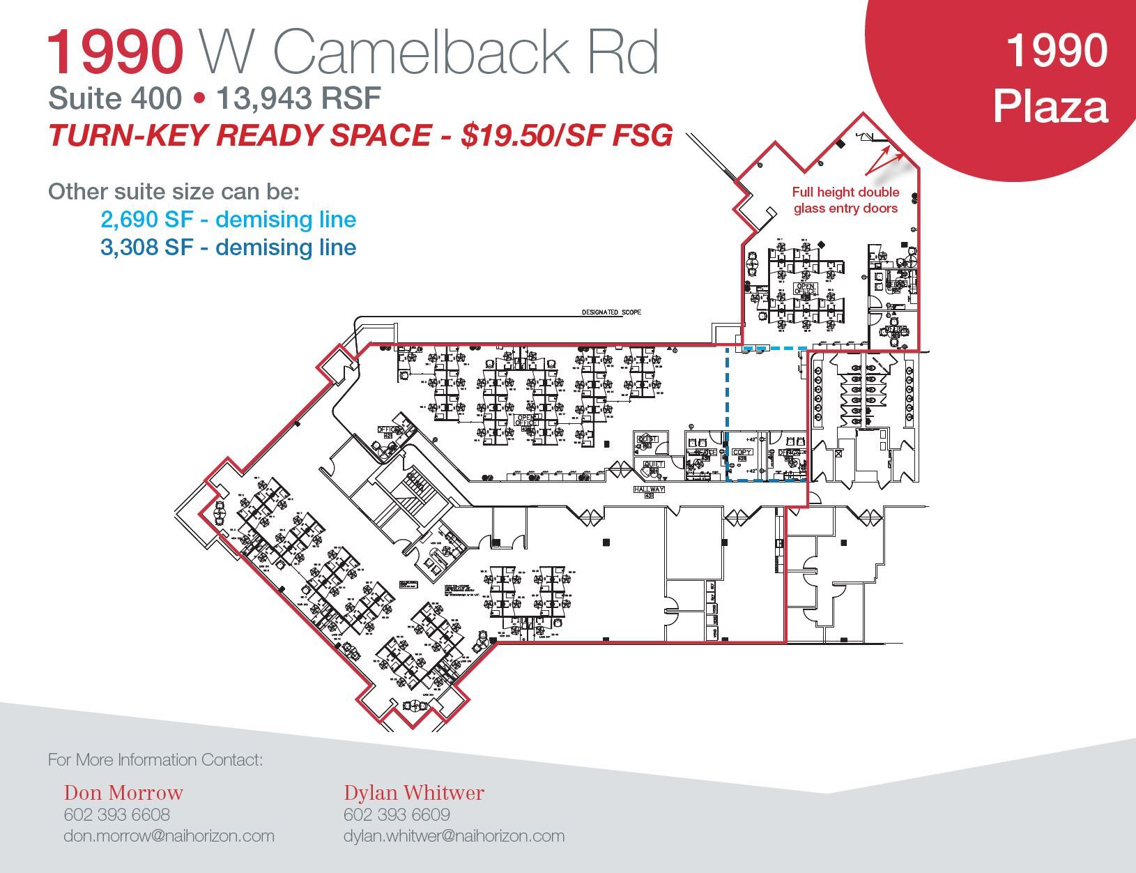 1990 W Camelback Rd, Phoenix, AZ à louer Plan d’étage– Image 1 sur 1