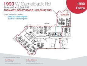 1990 W Camelback Rd, Phoenix, AZ à louer Plan d’étage– Image 1 sur 1