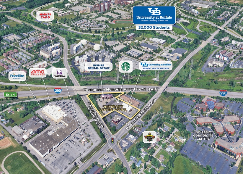 4330 Maple Rd, Buffalo, NY à louer - Aérien – Image 2 sur 5