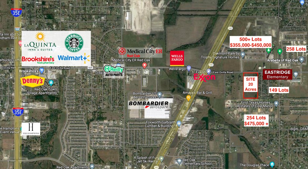 633 E Ovilla Rd, Red Oak, TX à vendre - Photo de l’immeuble – Image 2 sur 3