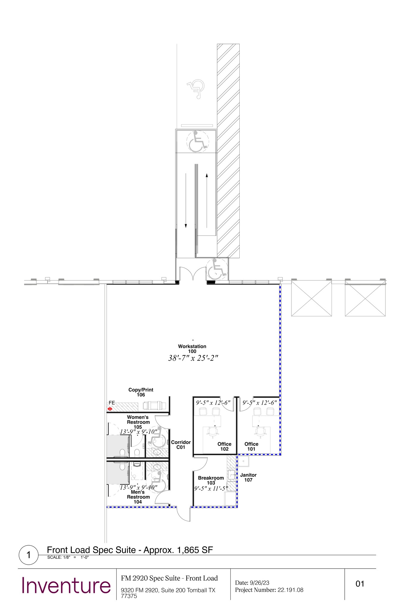 9400 FM 2920, Tomball, TX à louer Plan de site– Image 1 sur 1