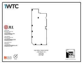 1 World Trade Ctr, Long Beach, CA à louer Plan d’étage– Image 1 sur 1