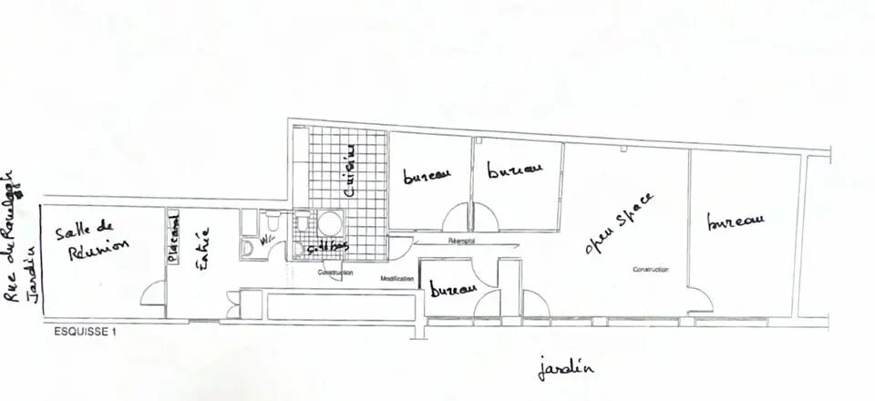 54 Rue Du Ranelagh, Paris à louer Plan d’étage– Image 1 sur 6