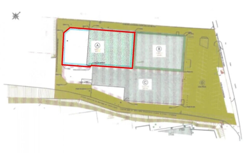 Local d’activités dans Mondeville à louer - Plan de site – Image 3 sur 3