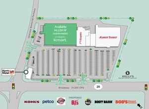 161-167 S Broadway, Salem, NH à louer Plan de site– Image 1 sur 2