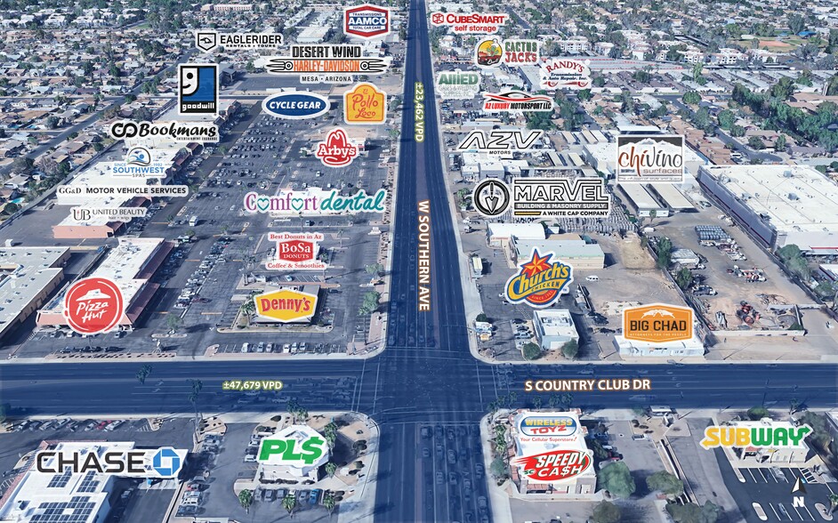 Country Club Dr.& Southern Ave, Mesa, AZ à louer - Photo de l’immeuble – Image 3 sur 3