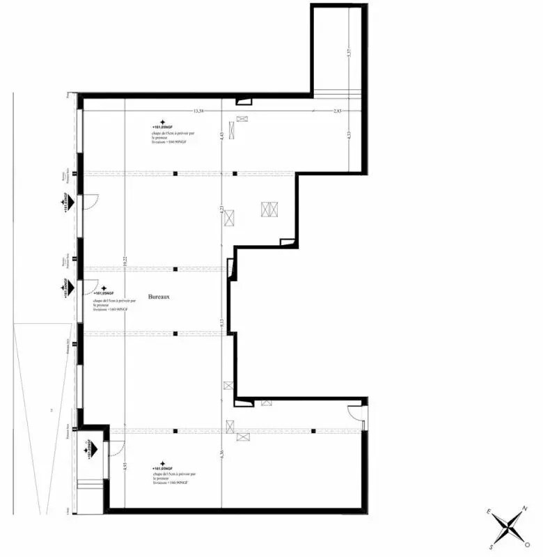 Bureau dans Bois-Guillaume à vendre Plan d’étage– Image 1 sur 4