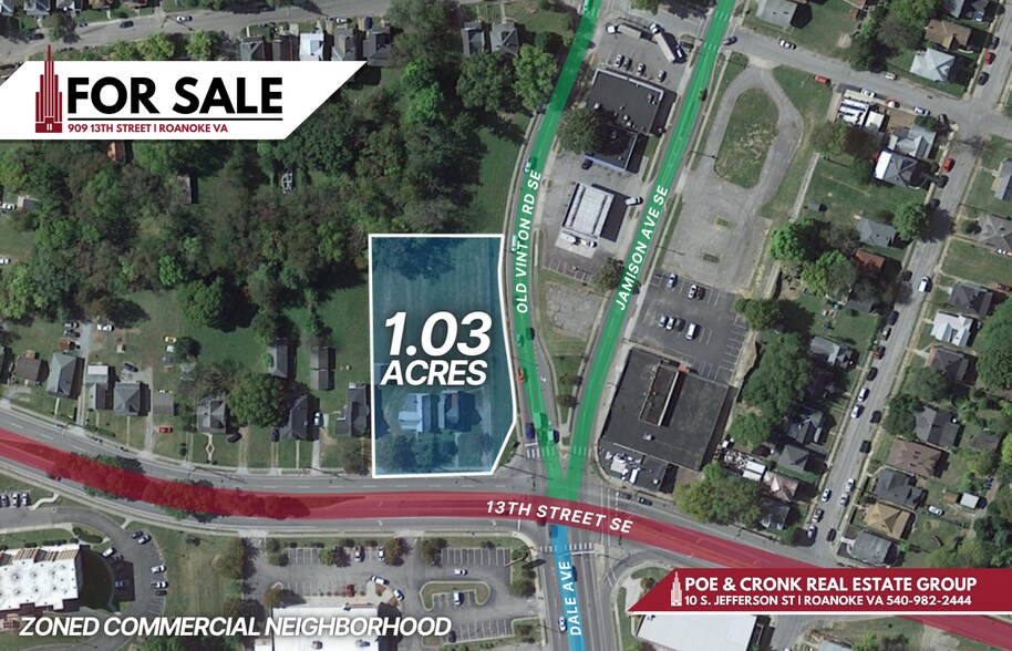 909 13th St SE, Roanoke, VA à vendre - Photo principale – Image 1 sur 1