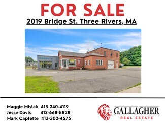 Plus de détails pour 2019 Bridge St, Three Rivers, MA - Local commercial à vendre